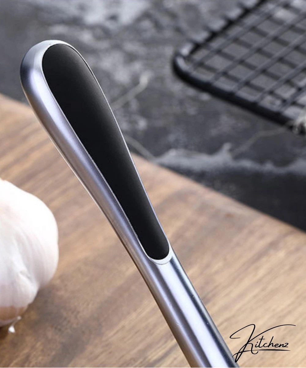 Knoflookpers - Luxe Knoflookpers - Stevige Knoflookpers - Knoflookpers RVS - Roestvrijstaal - Afbeelding 5