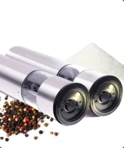 Peper En Zoutmolen Set - Elektrisch - Pepermolen - Zoutmolen - Set Van 2 Stuks