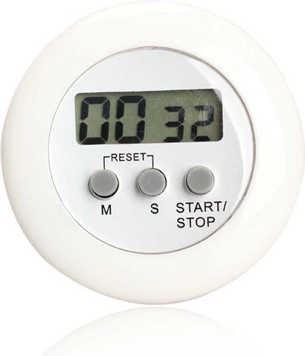 Merkloos Digitale Keuken Timer - Elektrische Kookwekker Eierwekker - Magnetische Ei Keuken Wekker / Kooktimer Met Magneet