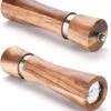 Luxe Peper En Zoutmolen Set - Pepermolen - Acacia Hout - RVS - 21cm