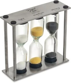 Thee Zandloper, Kookwekker, Thee Timer, Tea Timer, Zandloper, Eierkoker, Voor De Perfecte Thee Of Eieren, 3, 4 & 5 Minuten.