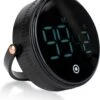 Nimma® Kookwekker - Digitale Keukenwekker - Magnetisch - Incl. Timer En Stopwatch - Draaiknop - Led - Zwart