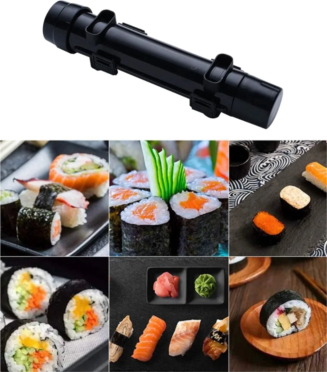 Merkloos Sushi Sushi Servies - Sushi Go - Sushi Set - Sushi Maker - Sushi Kit - Incl Sushi Roller - Afbeelding 2