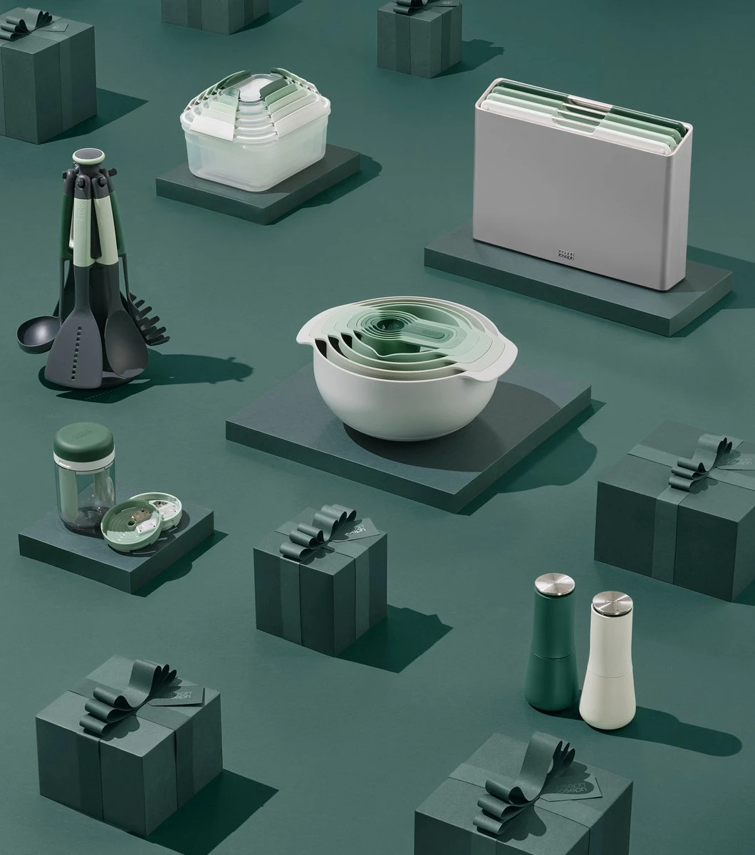 Zout- En Pepermolen, Groen, Set Van 2 Stuks - Joseph Joseph | Editions - Afbeelding 6