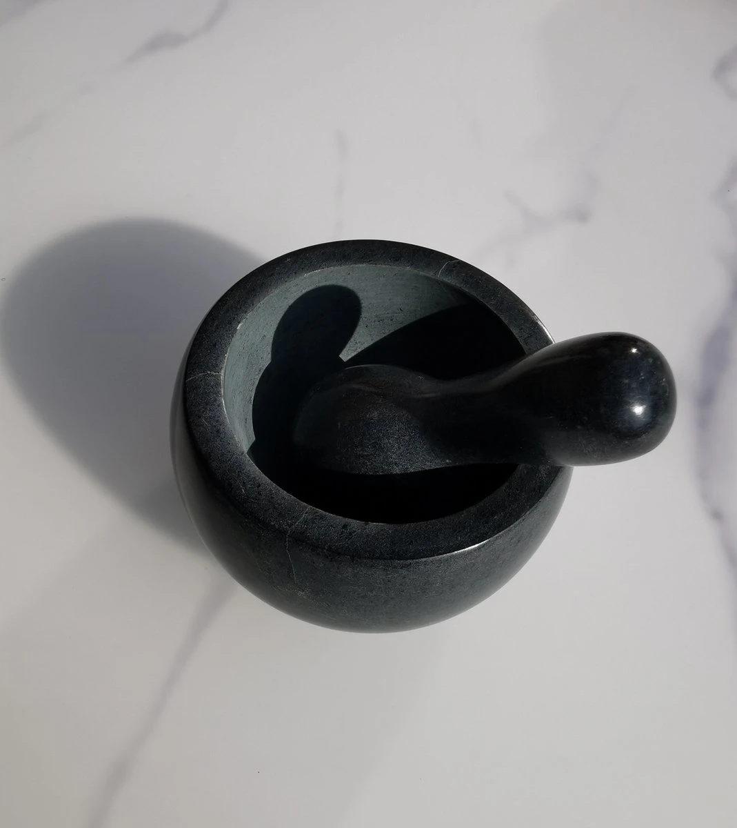 Sparq Home - Vijzel - Speksteen - Soapstone - Relatiegeschenk - Cadeau - Keukenaccessoire - Afbeelding 7