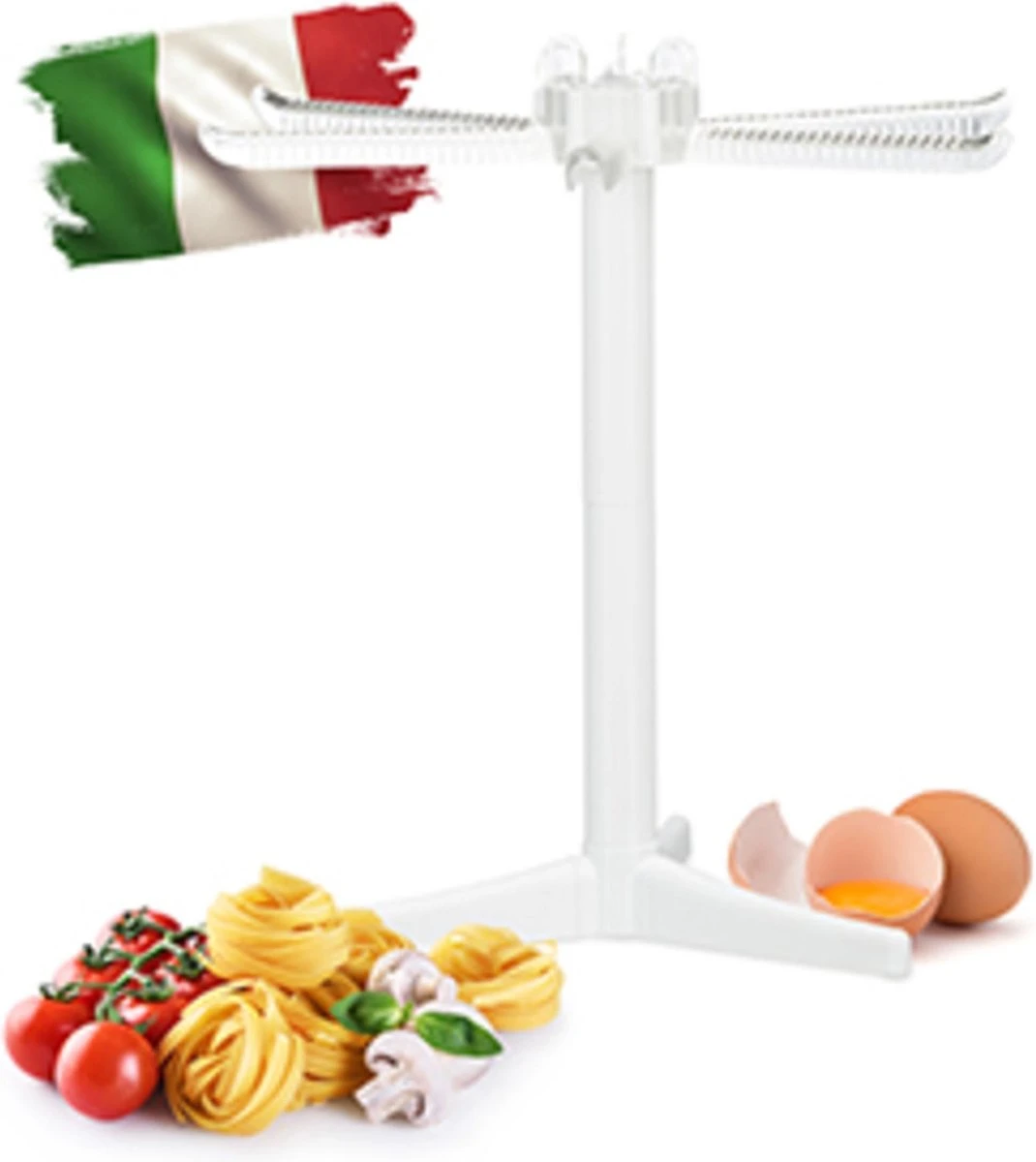 Relaxdays - Pasta Droogrek - Kunststof - Opvouwbaar - Pastadroger - Pasta Drogen - Afbeelding 4