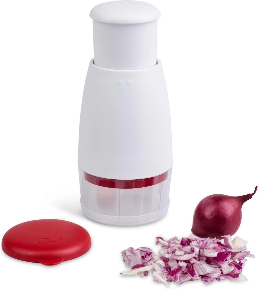 Zyliss E910012 Uienhakker Wit - RVS Mesjes - Afbeelding 2