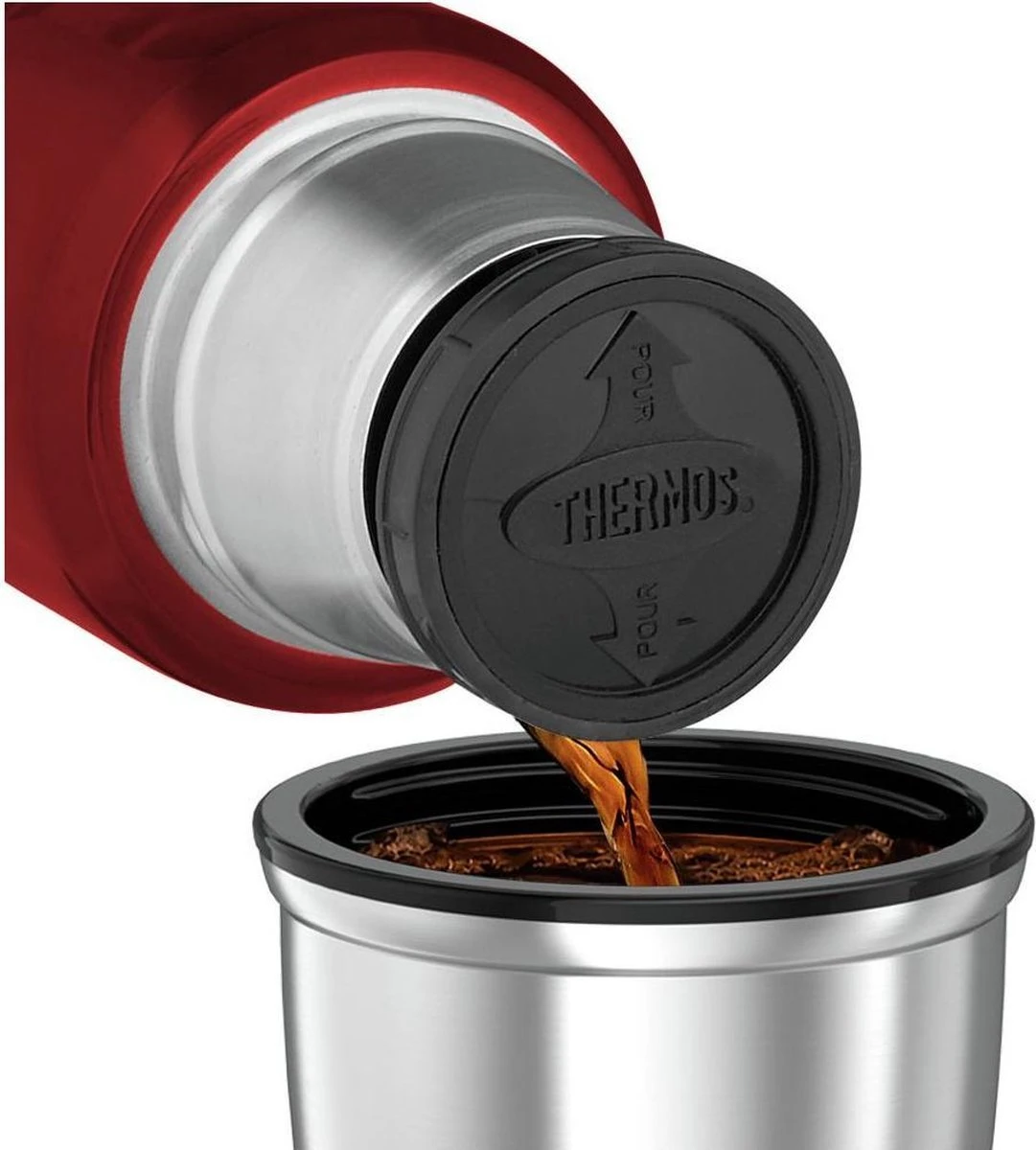 Thermos King Thermosfles - 1,2 Liter - Zilverkleurig - Afbeelding 2