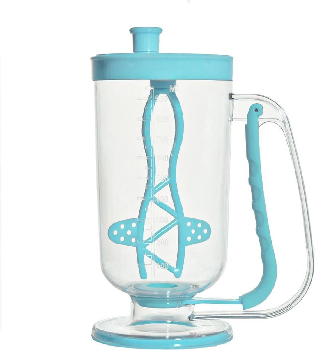 MikaMax Beslagdispenser – Maatbeker - Batter Dispenser - Blauw - 900ML - Afbeelding 3