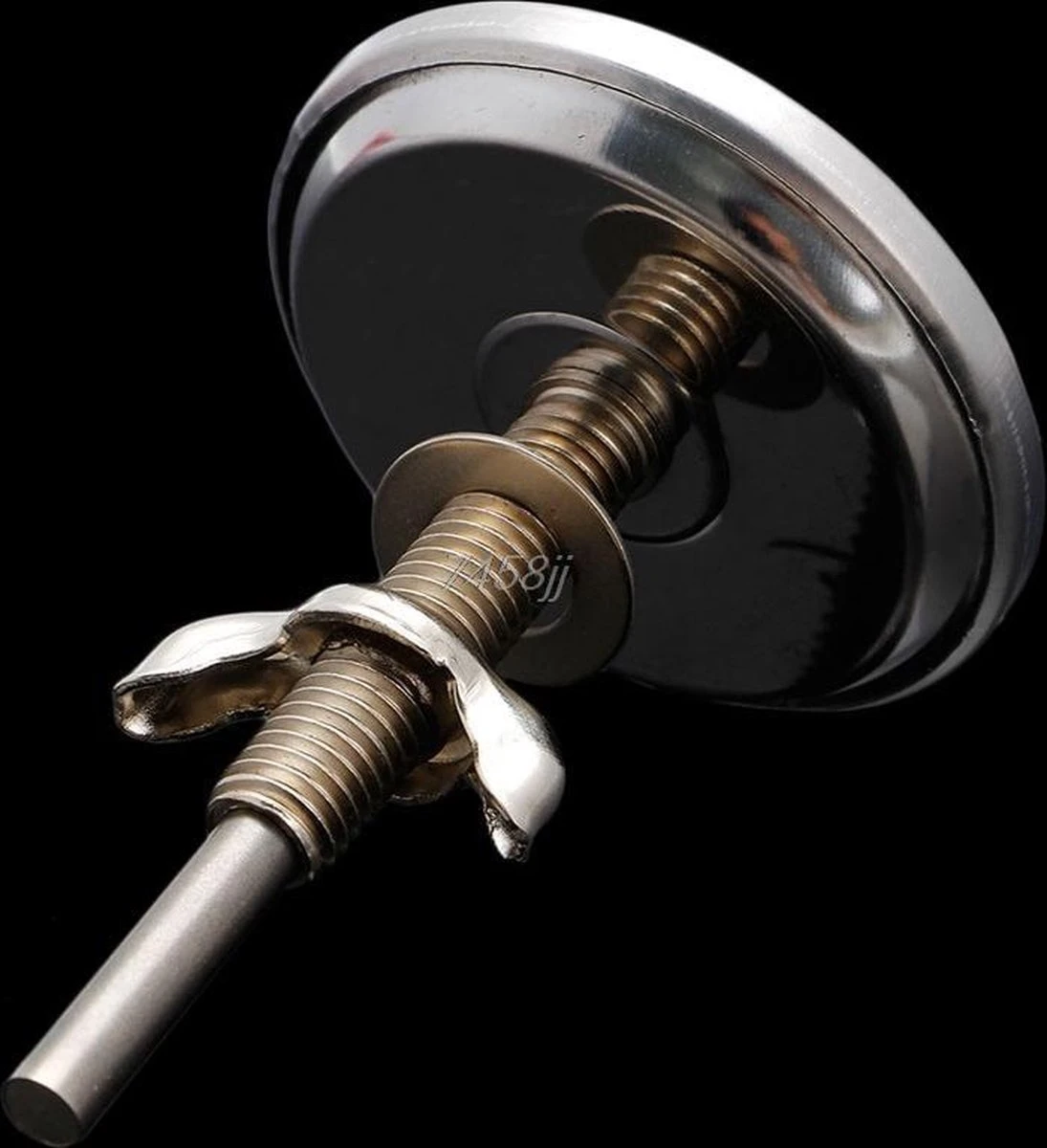 Merkloos Barbecue Thermometer - Temperatuurmeter - Tot 400 Graden - Inbouw - Voor BBQ, Smoker, Kamado, Rookoven, Pizzaoven - RVS - Geschikt Voor O.a. Weber & Houtskoolbarbecues - Afbeelding 5