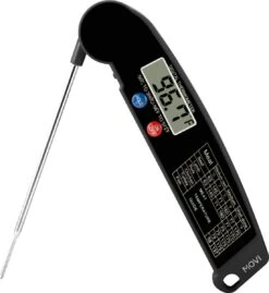 Movi BASIC ® - Vleesthermometer – BBQ Thermometer- Inclusief E-Book – Kernthermometer – Kamado - Barbecue – Suikerthermometer – Digitaal – Keukenthermometer – Kerntemperatuurmeter