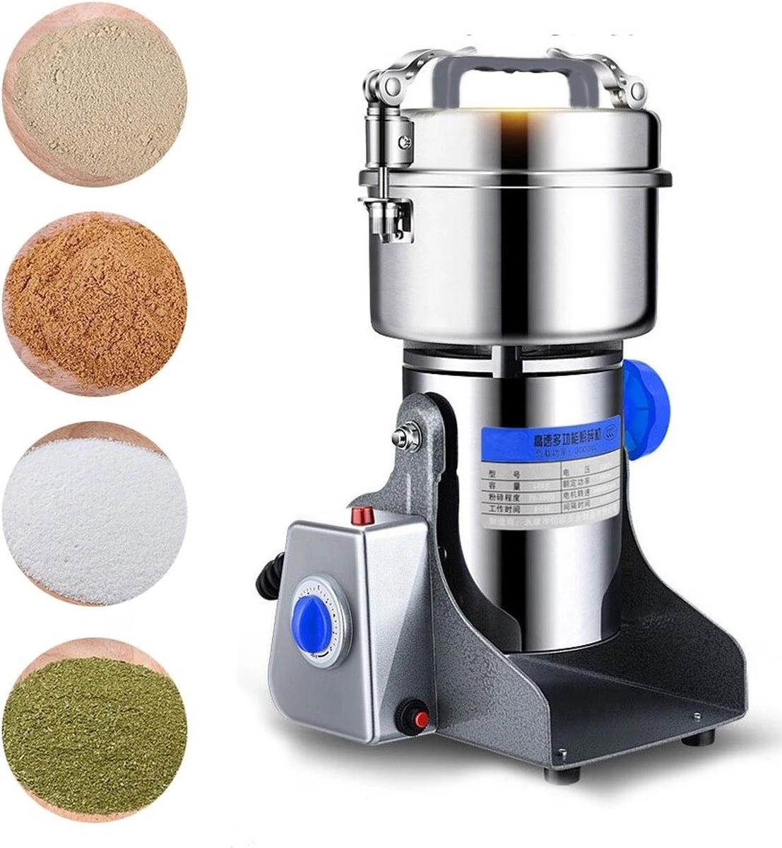 Bikin® Kruidenmolen - Kruiden Maler - Maalmachine - Koffie Maler - Molen - Maler - Grinder - Kruiden - Elektrische Kruidenmolen