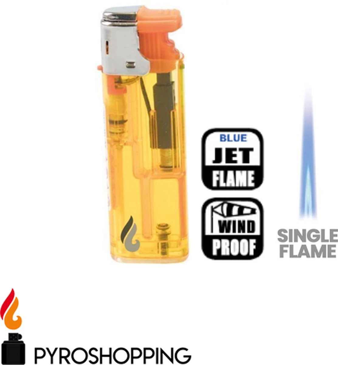 PS Stormaansteker Voordeelset 20 Stuks - Gekleurde Stormaanstekers Navulbaar Met Verstelbare Vlam - Afbeelding 2