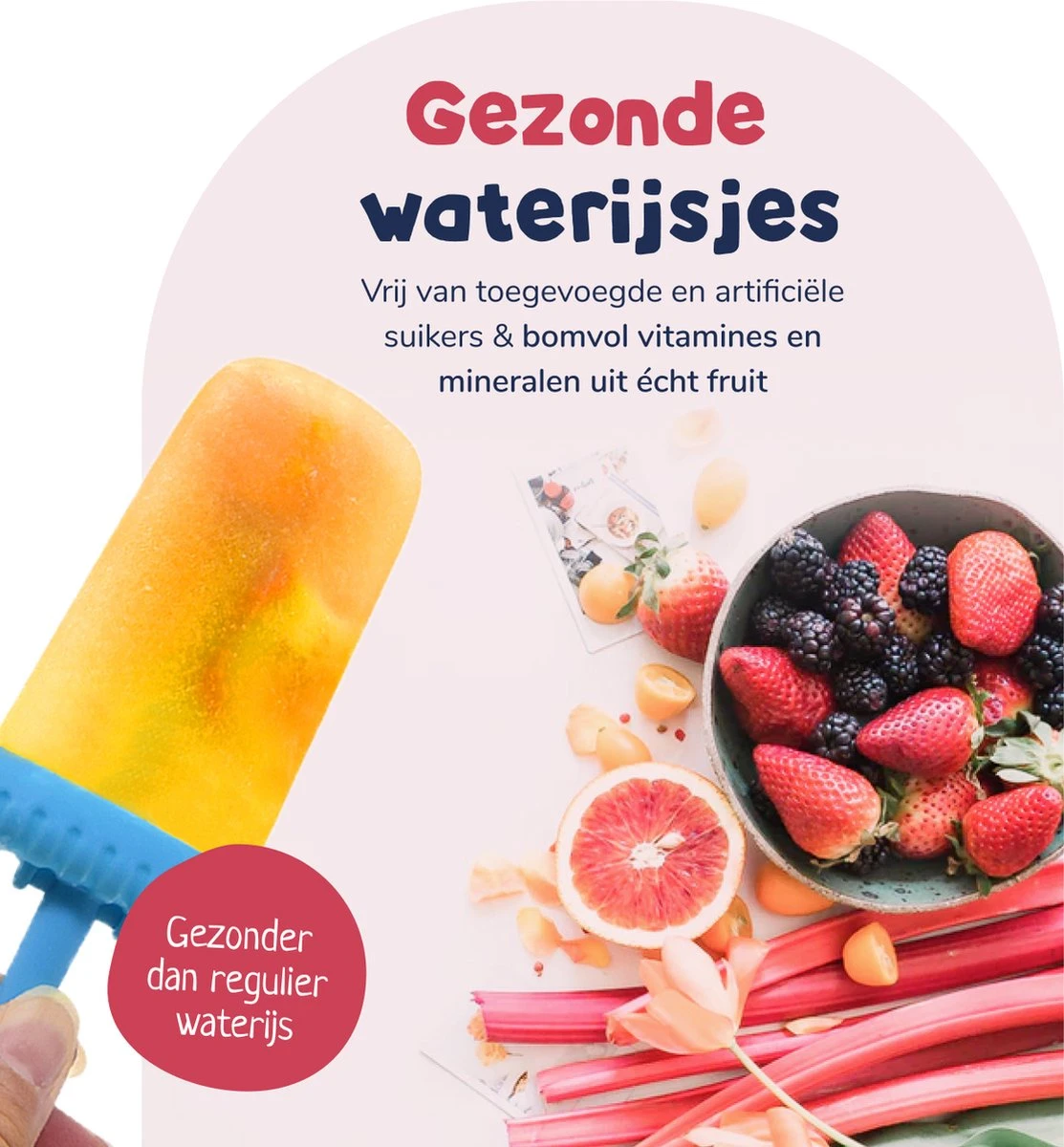 Perow Ijsvormpjes - 6 Stuks - Inclusief Gratis Trechter En Reinigingsborstel - BPA En Chemicaliën Vrij Silicone IJshouder - IJs Vorm Makers - 2 Kleuren - IJslolly Vormen - Afbeelding 4