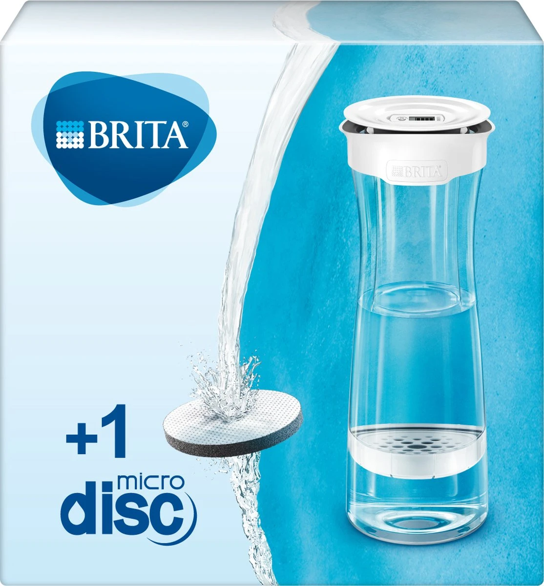 BRITA - Fill&Serve Waterfilterkaraf - 1,3L - Wit Grafiet - Inclusief 1 MicroDisc Waterfilter - Afbeelding 8