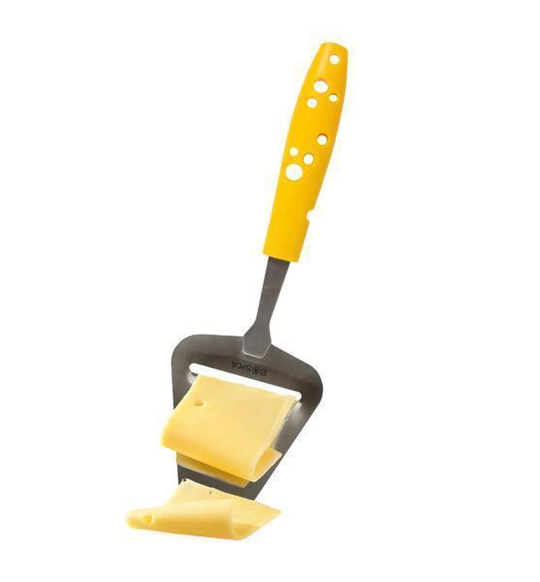 Boska Kaasschaaf Cheesy - Kaasschaaf Harde Kaas - Kaasschaaf Voor Oude Kaas - Groenteschaaf - Groentesnijder - Vaatwasserbestendig - Gele Kaasschaaf - Multifunctionele Kaasschaaf - RVS - Keukengerei - Keuken Accessoires - 10 Jaar Garantie - Afbeelding 2