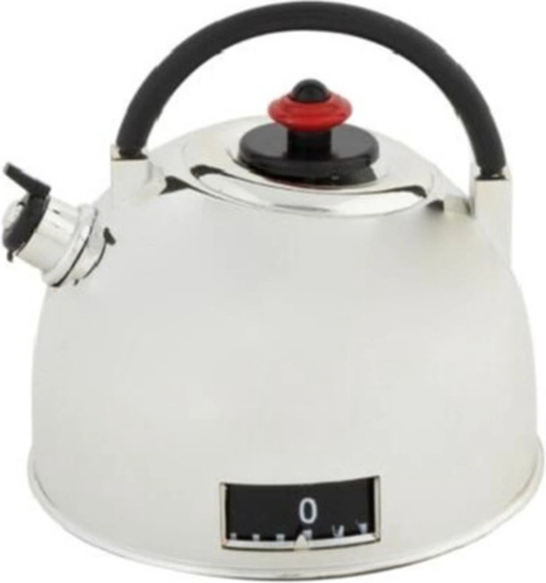 RVS Kookwekker In Fluitketel Vorm 7 Cm - Keuken Timers - Keukenhulpjes