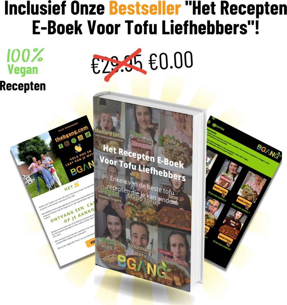BGANG Tofu Pers/Tofu Press + Marineer Box Incl. Recepten E-boek En Tofu Start Cursus - 2-in-1 Functie - Vegan - Vegetarisch - Afbeelding 6