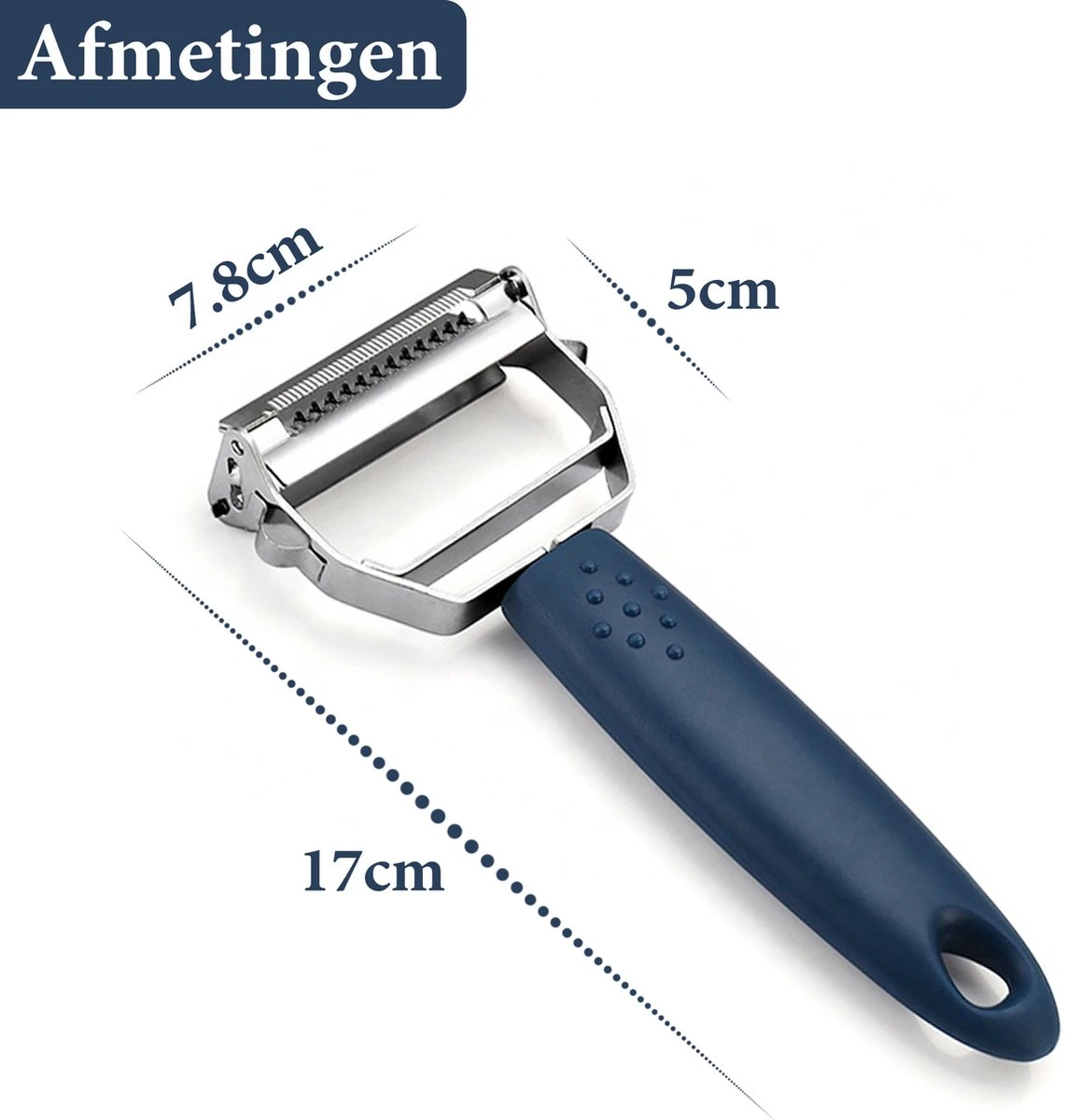 ProudProducts RVS Dunschiller Voor Efficiënt Schillen En Snijden - Duurzaam Keukengerei - Afbeelding 8