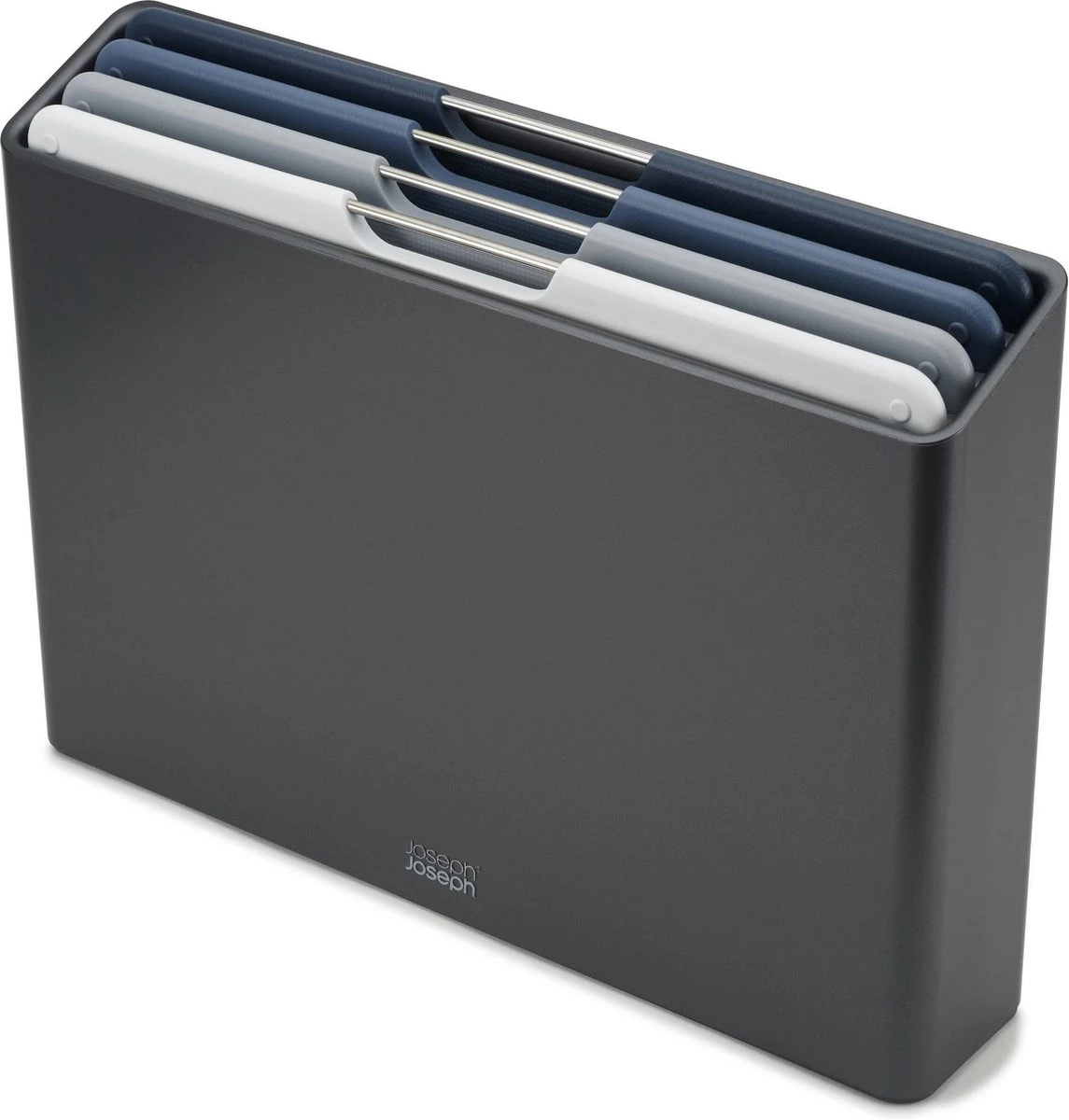 Joseph Joseph JosephJoseph - Folio - Snijplank - In Houder - Groot - Set Van 5 Stuks - Grijs