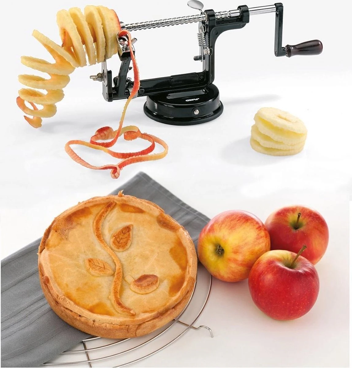 GEFU Appelboor & Appelschiller - 3 In 1 - Afbeelding 3