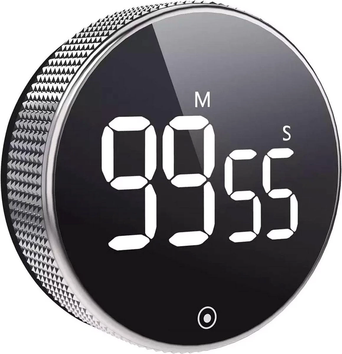 Merkloos Digitale Kookwekker Zilver Van METU-Online - Smart Timer - LED Display - Magnetisch Met Handige Draaiknop - Barbecue Kookwekker Magneet - BBQ Wekker - Afbeelding 9