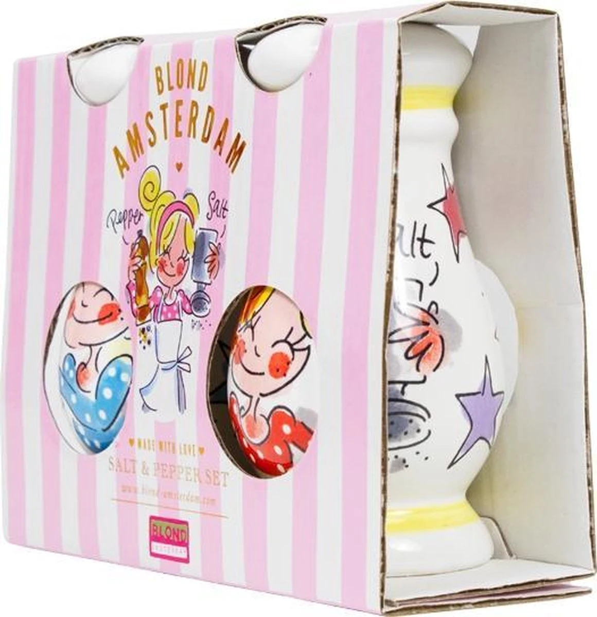 BlOND AMSTERDAM EVEN BIJKLETSEN: PEPER EN ZOUT SET - Afbeelding 4