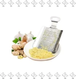 Merkloos EPIN | Mini Knoflook Rasp | Gember Rasp | Keuken Rasp | RVS