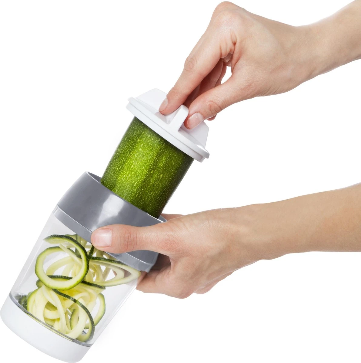 Kitchen4you Groentesnijder - Uiensnijder - Spiraalsnijder - 3 Standen - Afbeelding 2