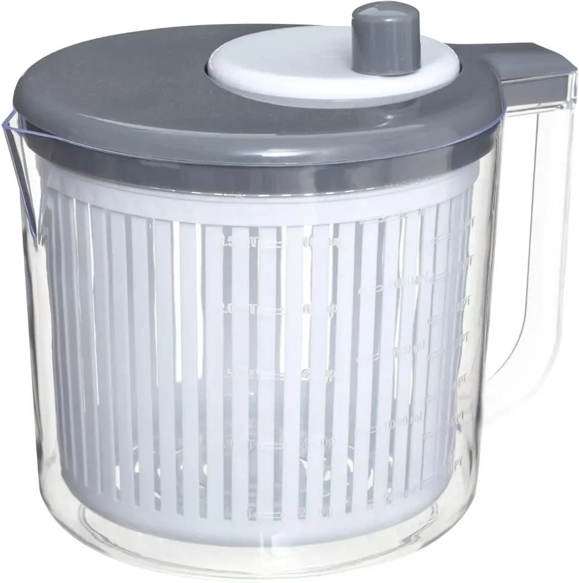 Slacentrifuge / Slazwierder / Sladroger Kunststof 2,5 Liter - Salade Spinner