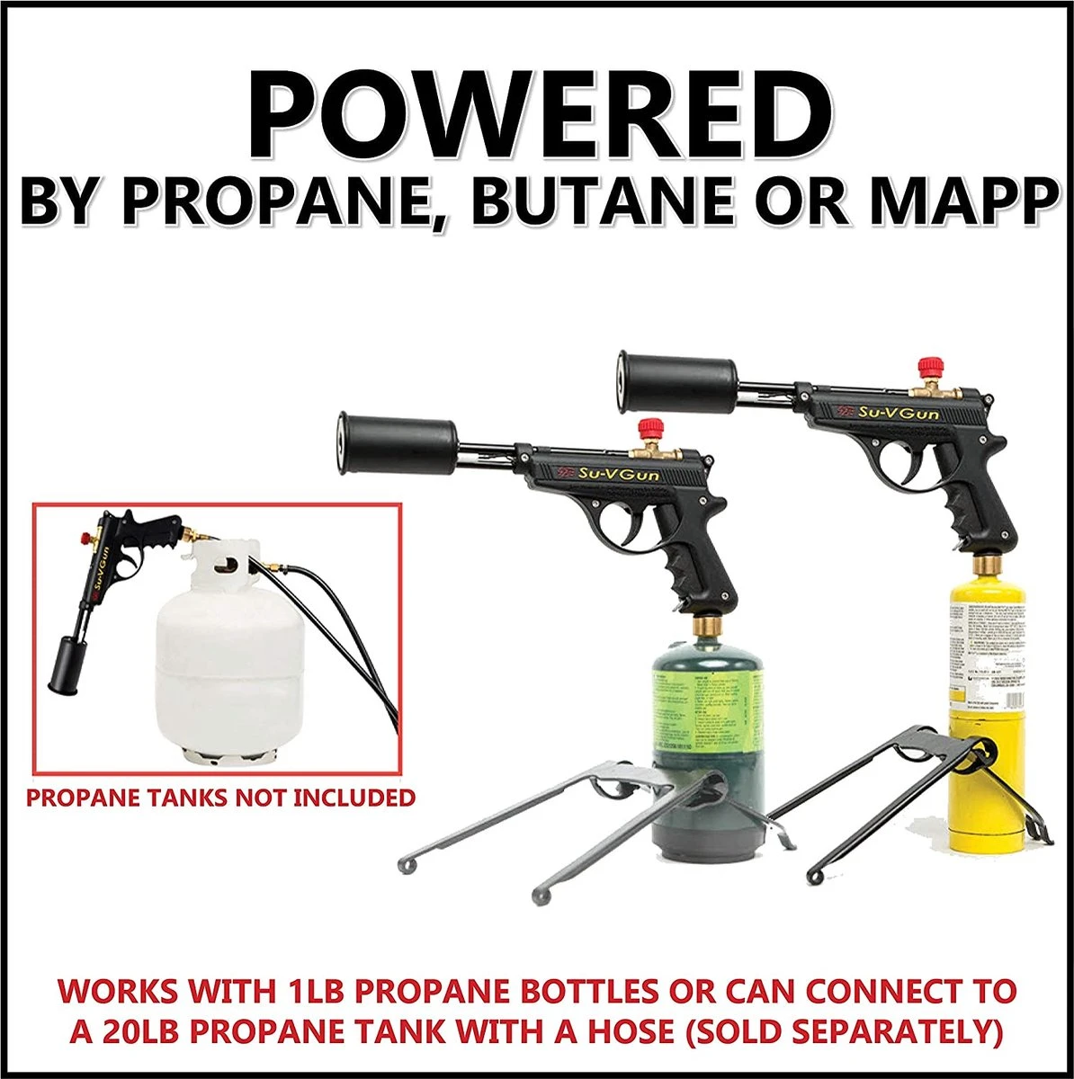GrillBlazer Grillgun Basic - Met Standaard - BBQ Aansteker - The Best Firestarter - Excl. Propaan/Butaan/Gas - - Afbeelding 3