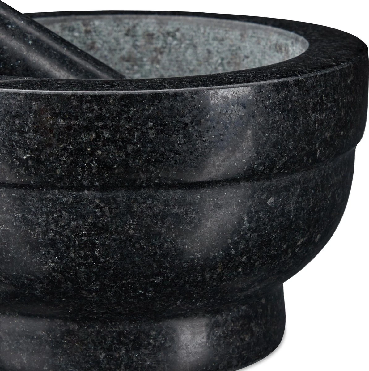 Relaxdays Vijzel En Stamper Graniet - Kruidenstamper - Kruiden Vermaler - Mortier - 1 L - Afbeelding 7