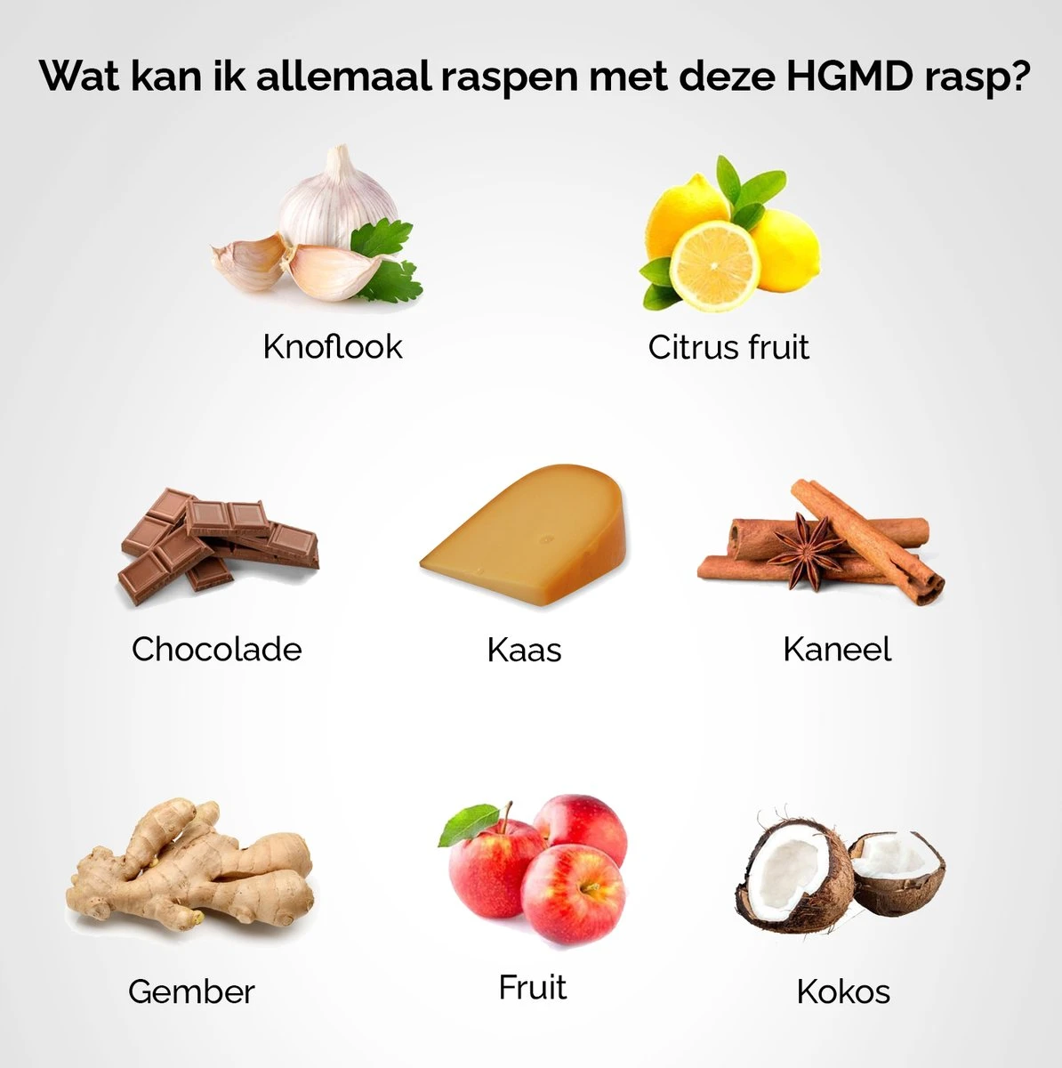 HGMD® Handrasp Lang - Rasp - Citroenrasp - Kaasrasp - Gemberrasp - Knoflookrasp - Smalle Lange Rasp - RVS Rasp - Inclusief Borstel - Afbeelding 4