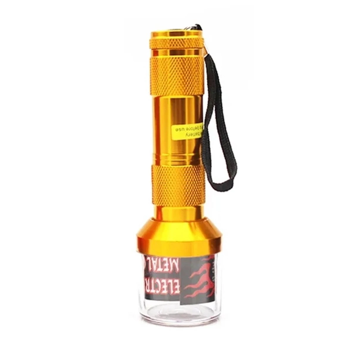 Elektrische Kruiden En Specerijen Verkruimelaar - Grinder - Herb Grinder - Crusher - Grinder Specerijen - Grinder Kruiden - Batterijen Niet Inbegrepen - Goud