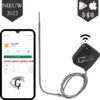 Grillig - Smart Vleesthermometer - Draadloze BBQ Thermometer - Geschikt Voor BBQ - Oven - Grill - Fornuis - Inclusief Batterij En App