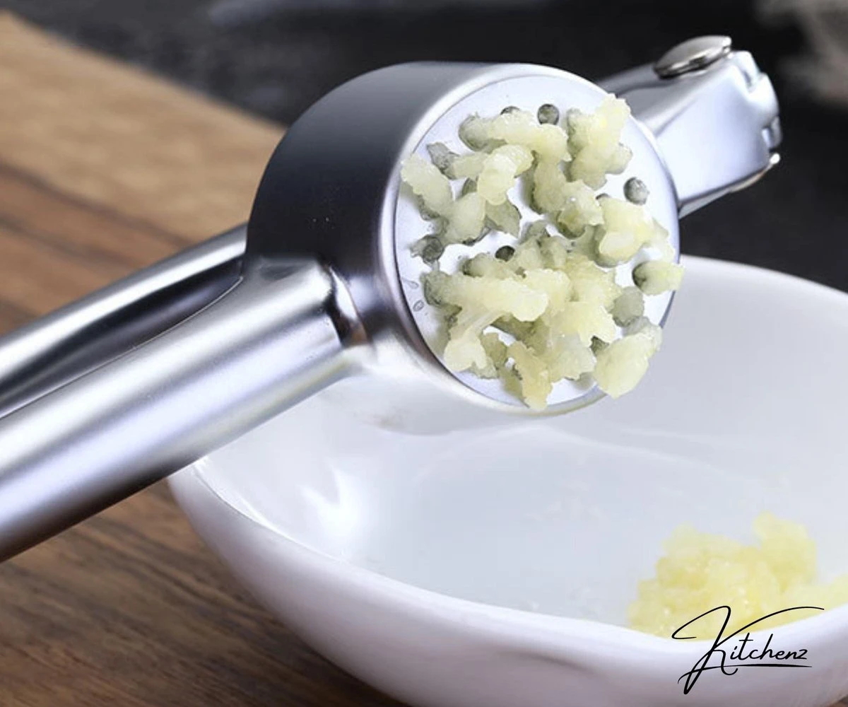 Knoflookpers - Luxe Knoflookpers - Stevige Knoflookpers - Knoflookpers RVS - Roestvrijstaal - Afbeelding 9