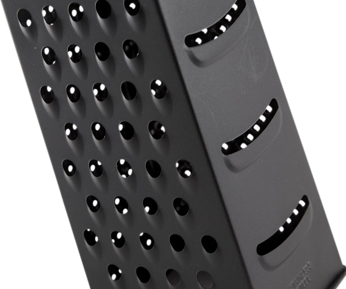 DAY Rasp - Blokrasp - RVS - 4 Zijden - Kaasrasp - Handrasp - Zwart - Afbeelding 4