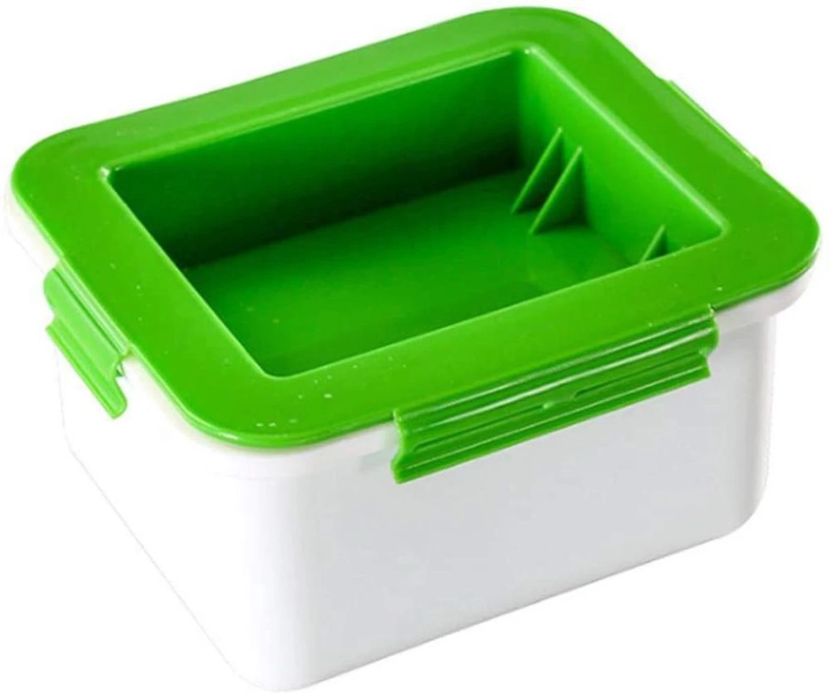 Nonna Tofu Pers 3-laags - Tofu Press - Tofupers - 15x17x10 - Afbeelding 3