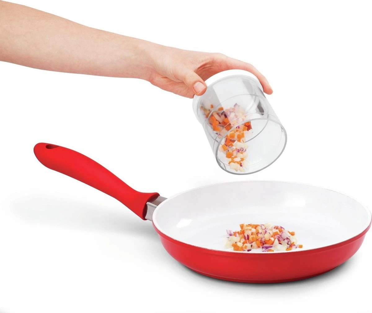 Metaltex - Groentenhakker - Twist - 27x8,5 Cm - Wit - Afbeelding 3