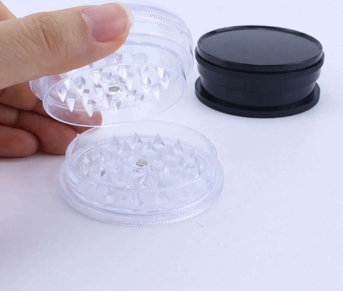 Grinder - Kruiden - Crusher - Plastic - Groen - Afbeelding 6