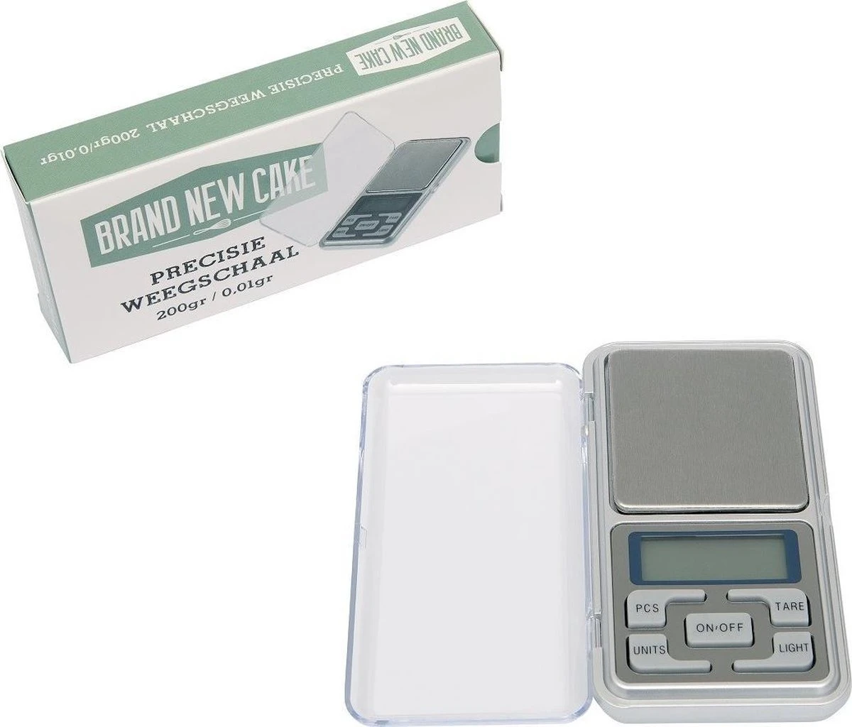 BrandNewCake® Precisie Weegschaal - Tot 200 Gram - Zilver - Afbeelding 2