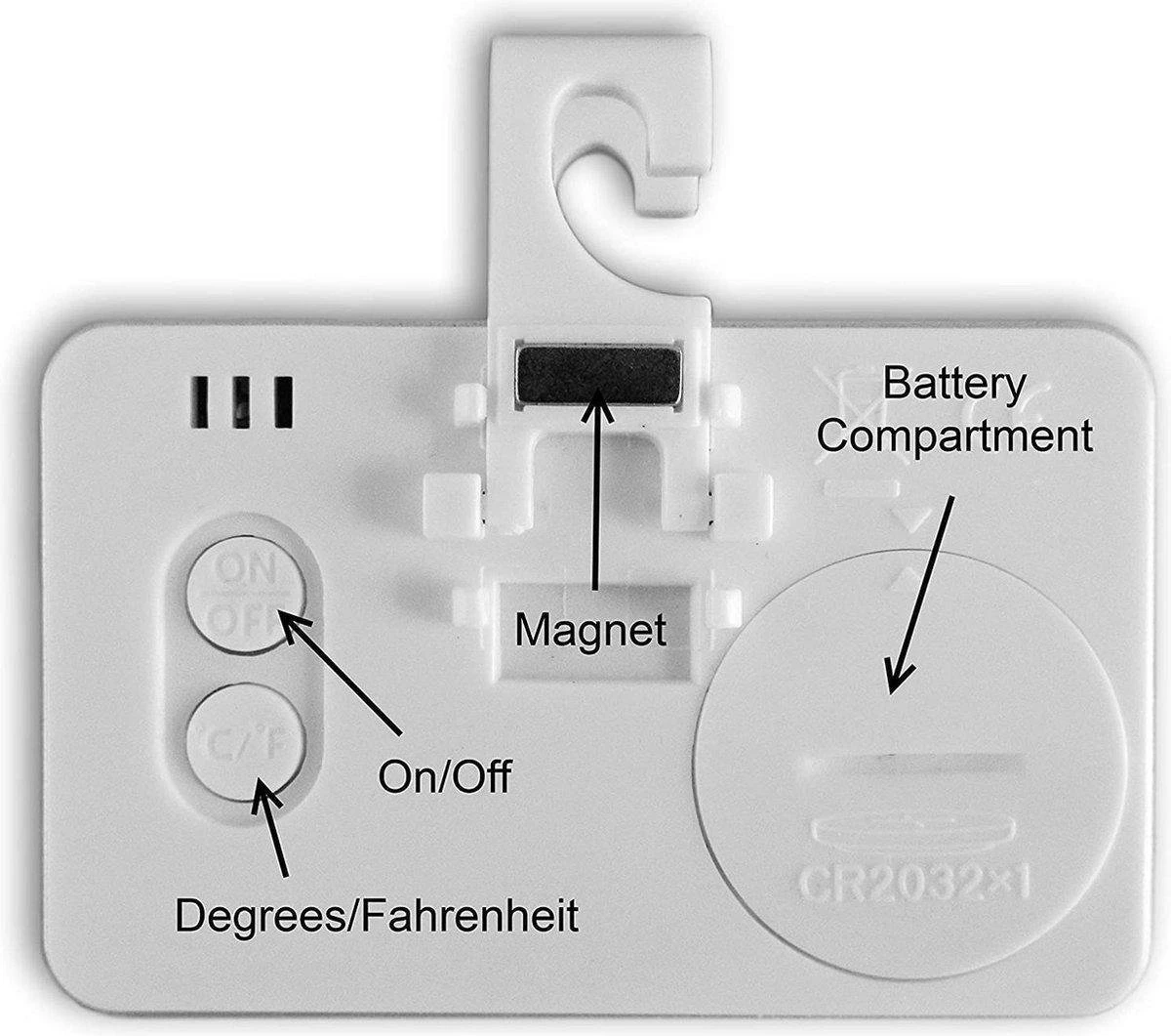 TRANSNECT Koelkast Thermometer - Keukenthermometer - Afbeelding 5