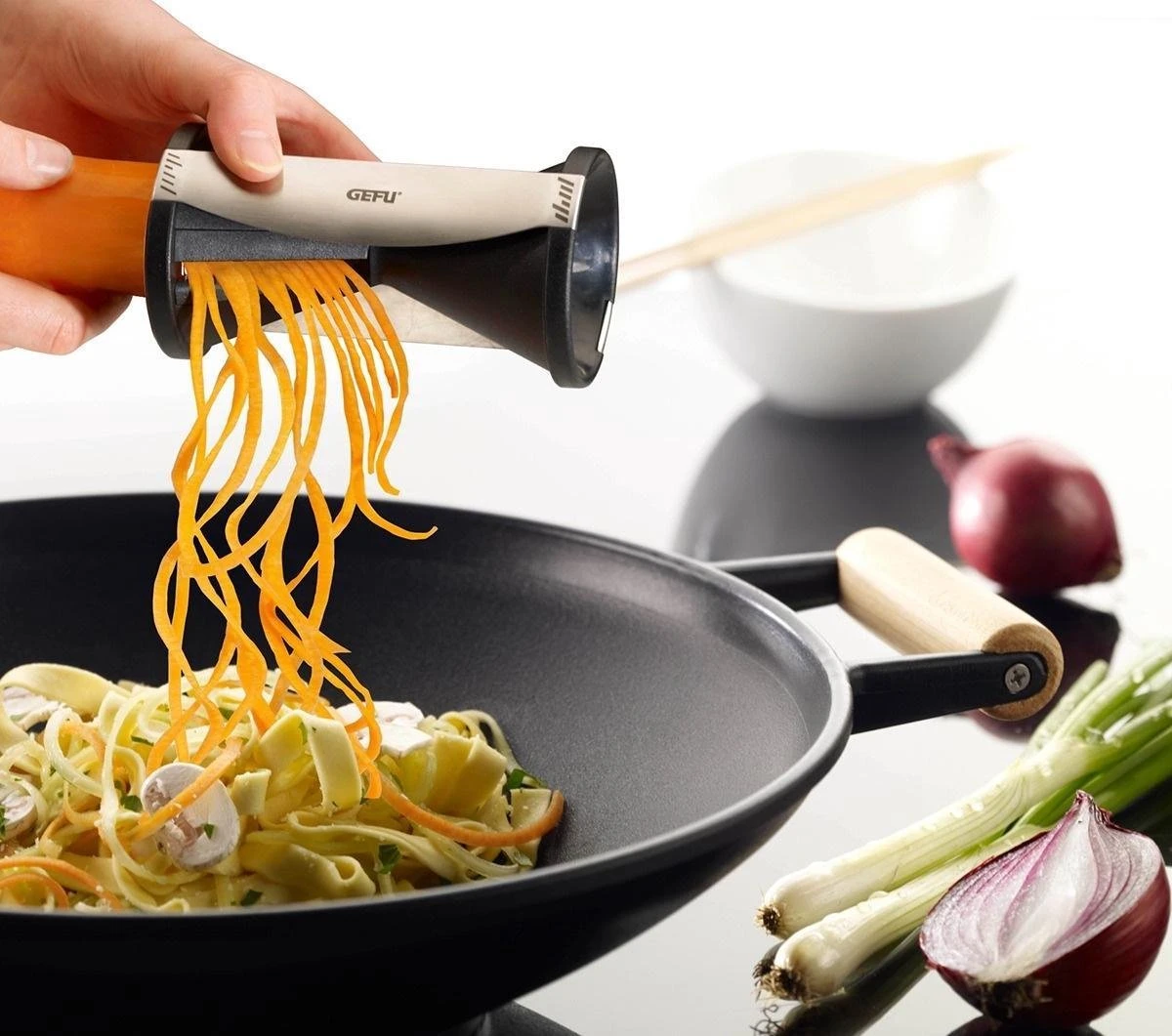 GEFU Spirelli Spiraalsnijder - Zwart - Afbeelding 8