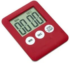 Merkloos Magnetische Kookwekker - Timer - Rood