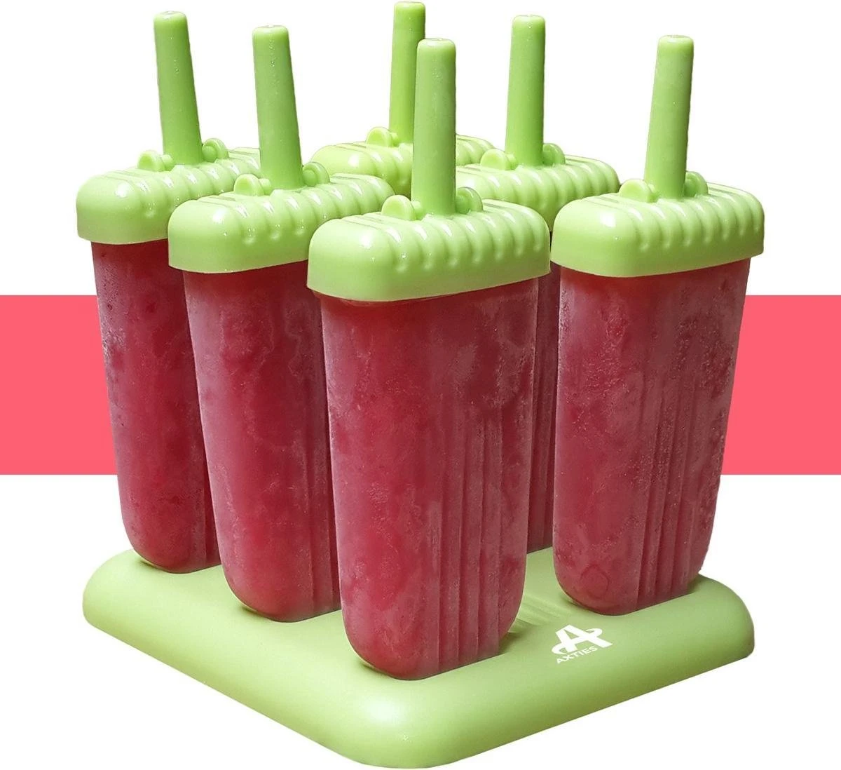 Axties - IJslolly Vormen - Siliconen - Multicolor - 6 Stuks - Afbeelding 5