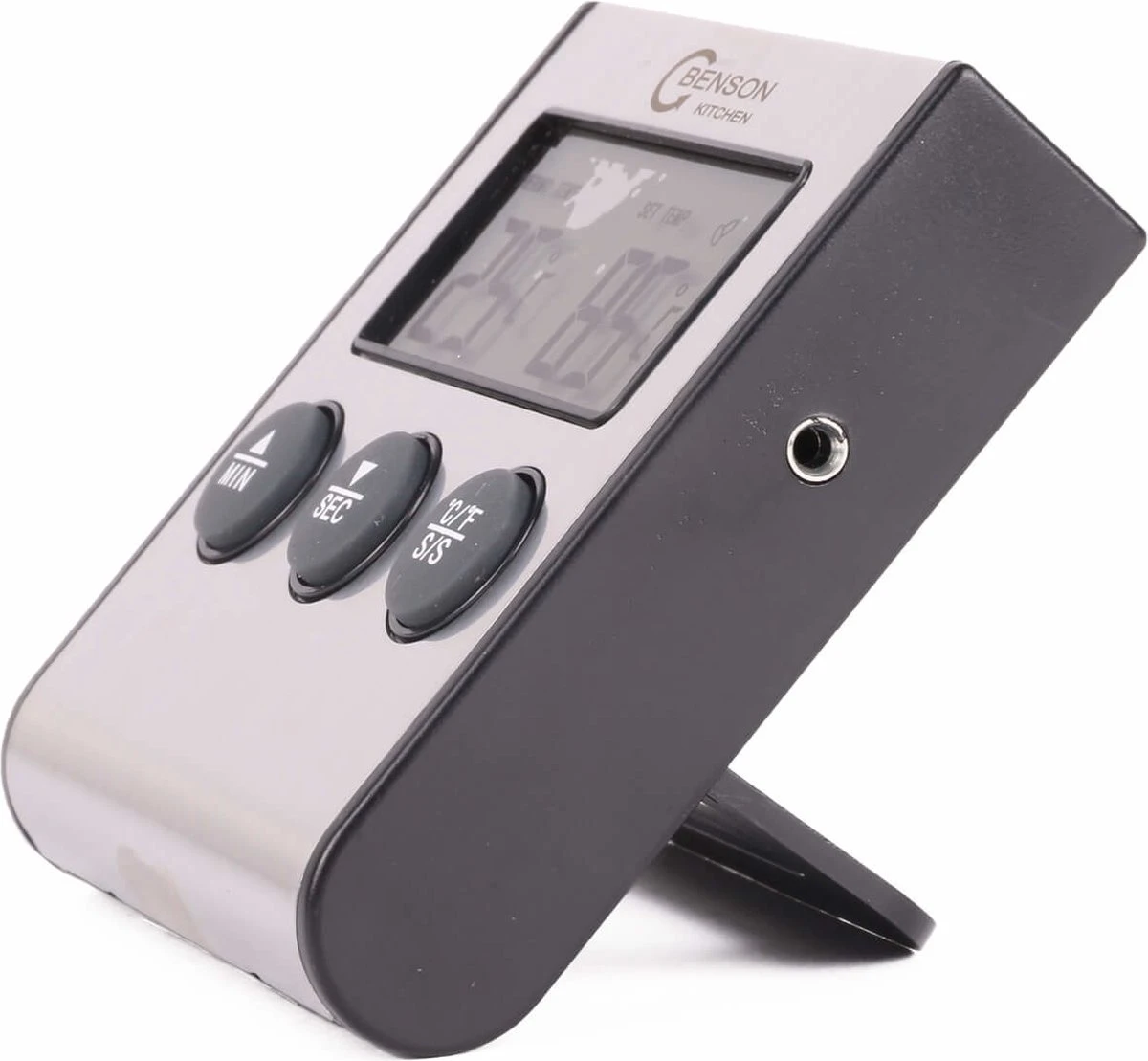 Benson Digitale Keukenthermometer - Vleesthermometer - Incl. Timer, Warmte Alarm En Batterij - Afbeelding 6