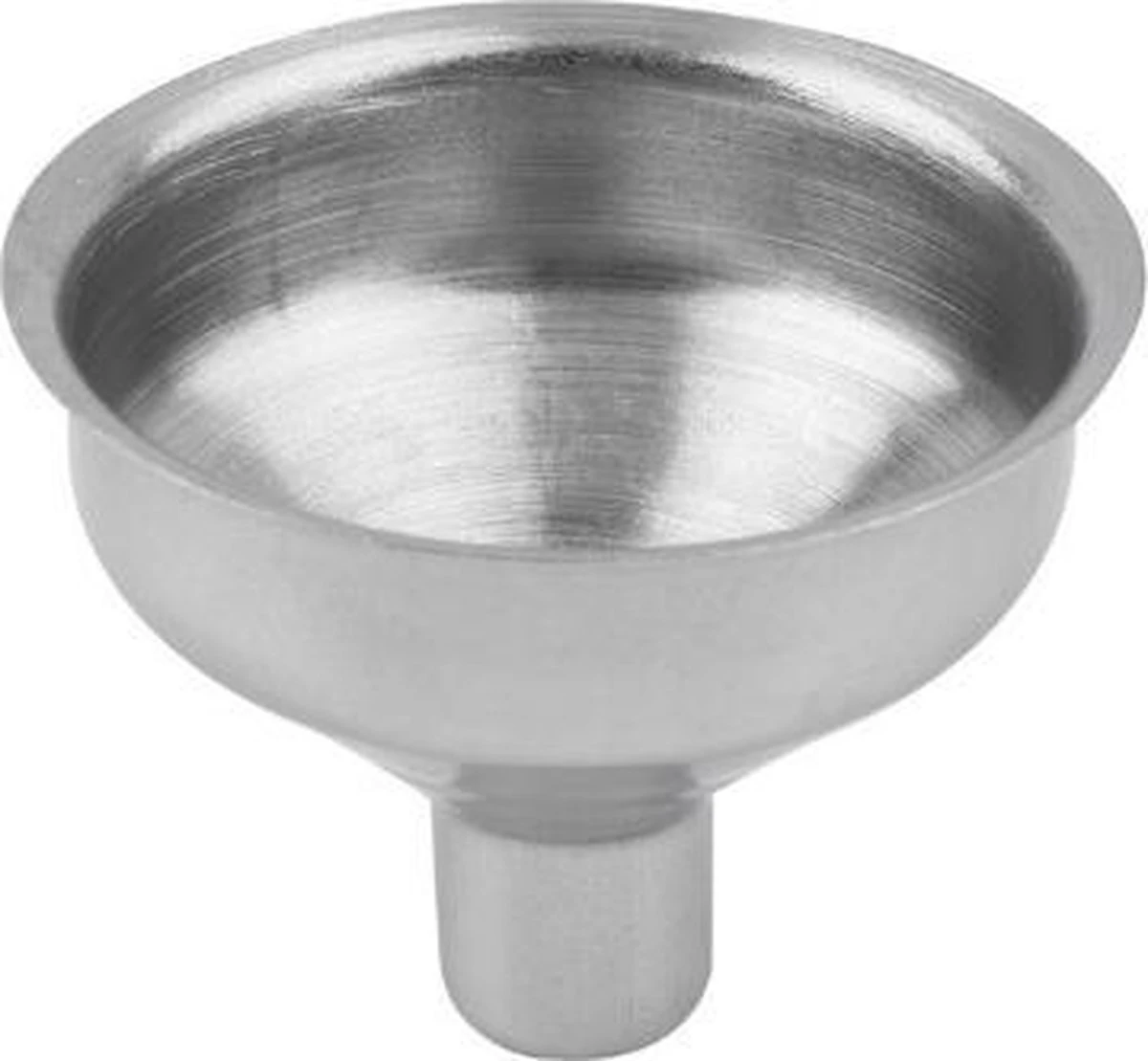 Merkloos Trechter - Klein - RVS - Zilverkleurig - Vloeistof - Overschenken - 1 Stuk - Ø3,5 Cm