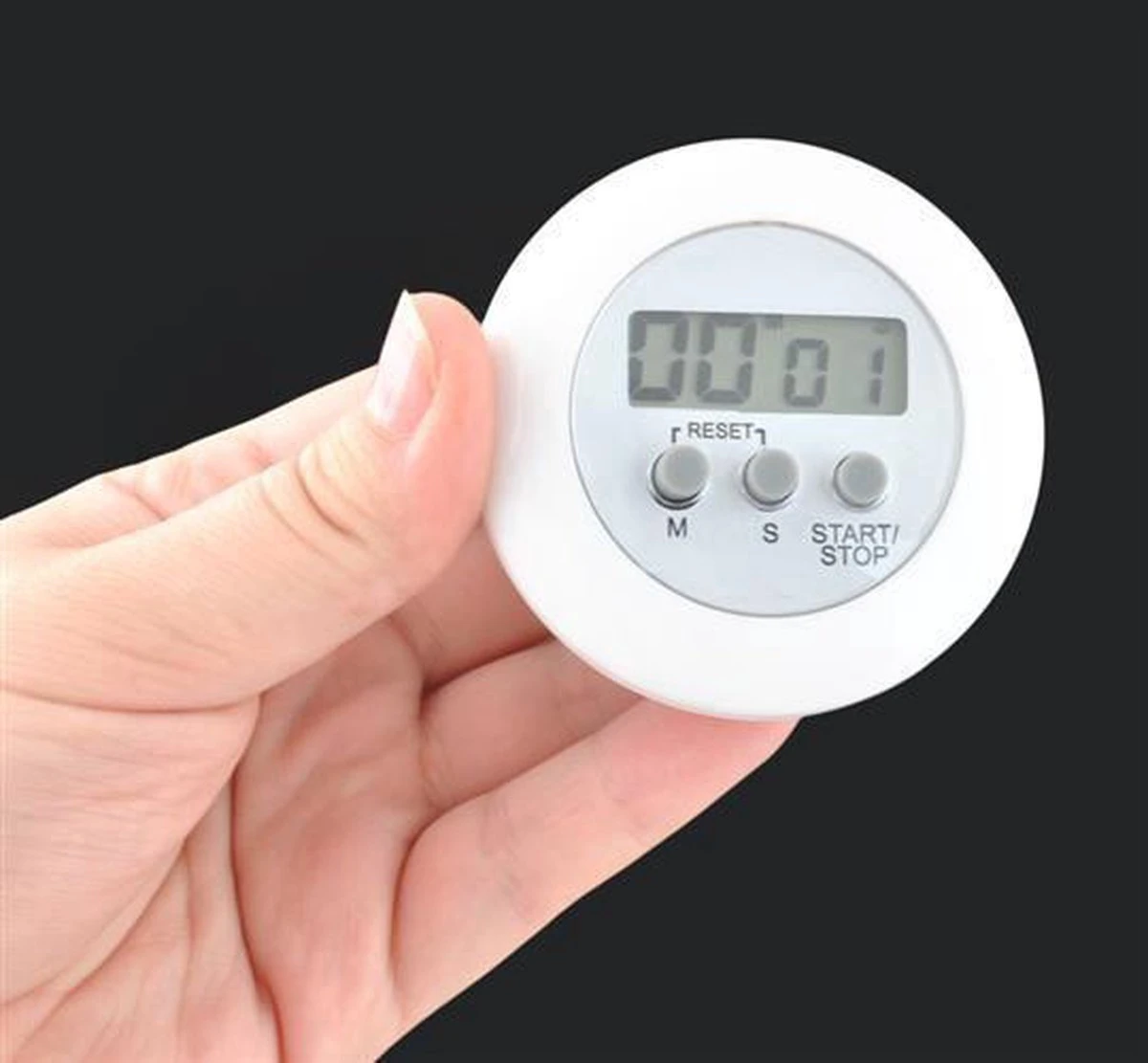 Merkloos Digitale Keuken Timer - Elektrische Kookwekker Eierwekker - Magnetische Ei Keuken Wekker / Kooktimer Met Magneet - Afbeelding 2