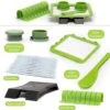 YUGN Sushi Set Sushi Kit Sushi Maker - 7 Delig Met Sushi Mat - Sushi Maken Met Heerlijke Sushi Recepten - Cadeau Tip