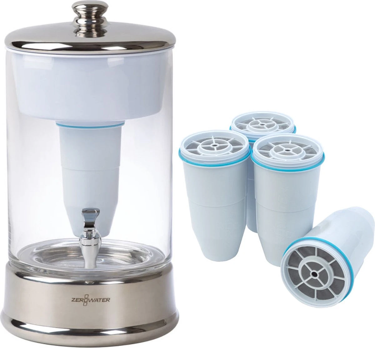 ZeroWater 9 Liter Waterfilter Kan - COMBI DEAL Met 5 Waterfilters - Afbeelding 6
